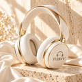 JUJBVV™ Ivory Ribbon Headphones