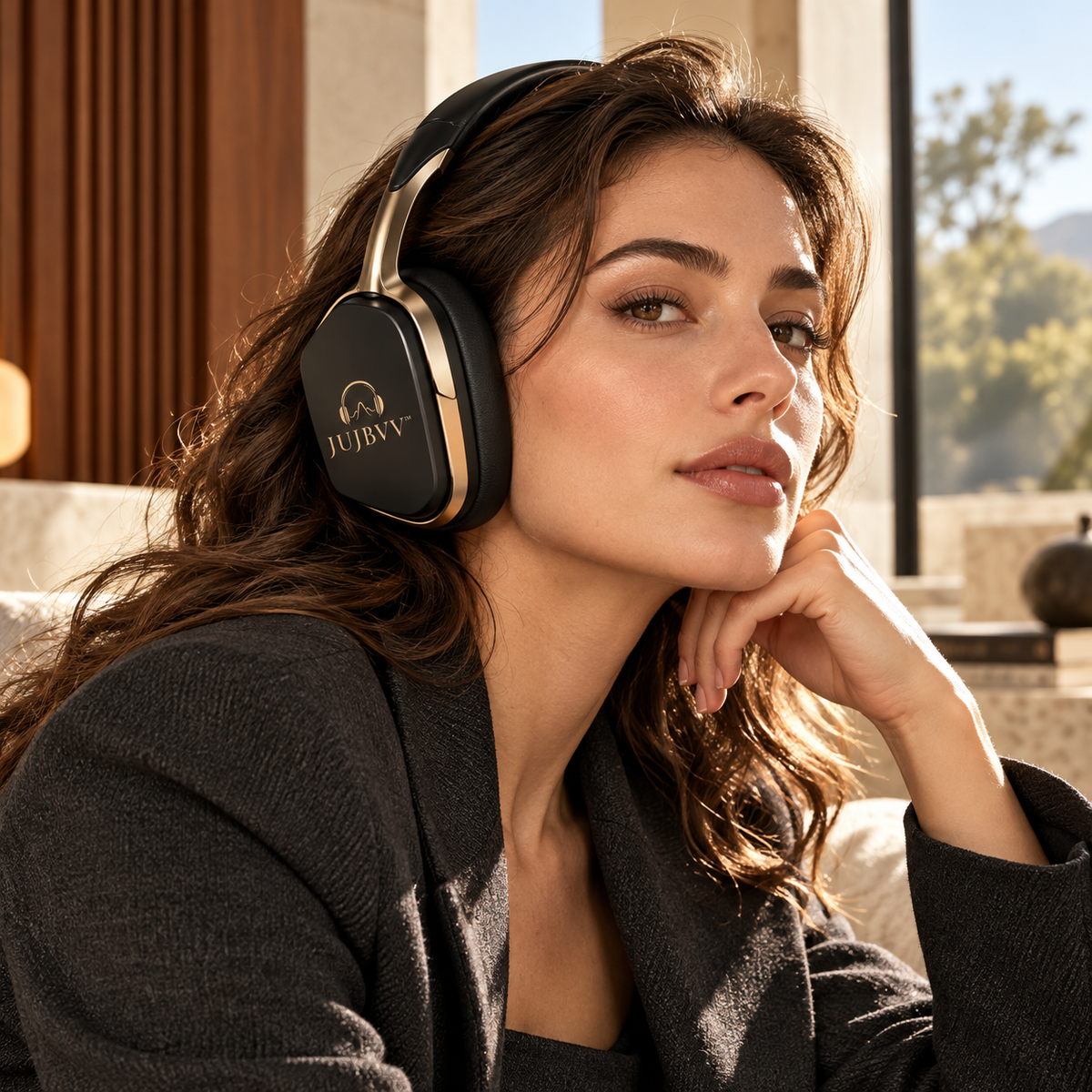 JUJBVV™ Obsidian Arc Headphones