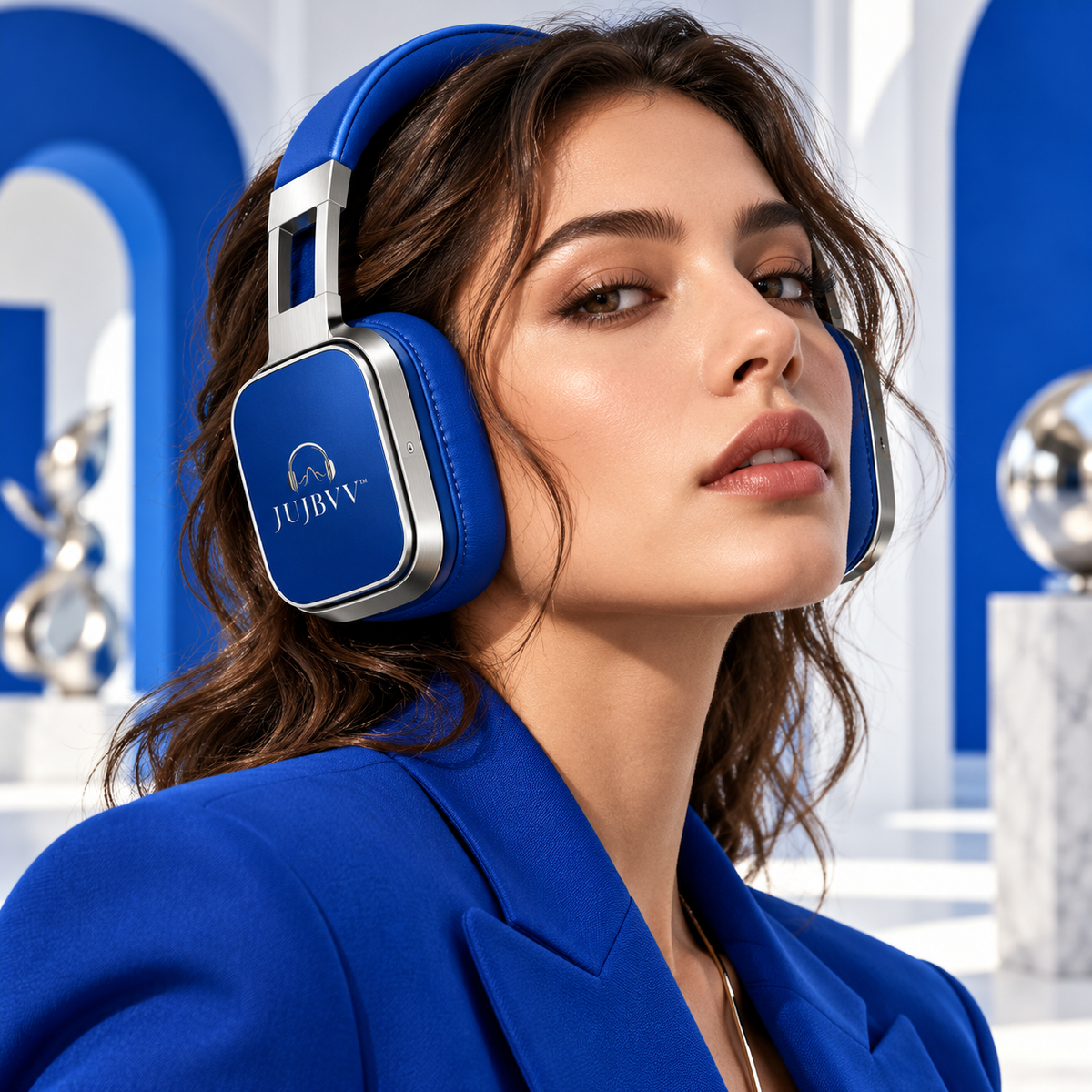 JUJBVV™ Cobalt Frame Headphones