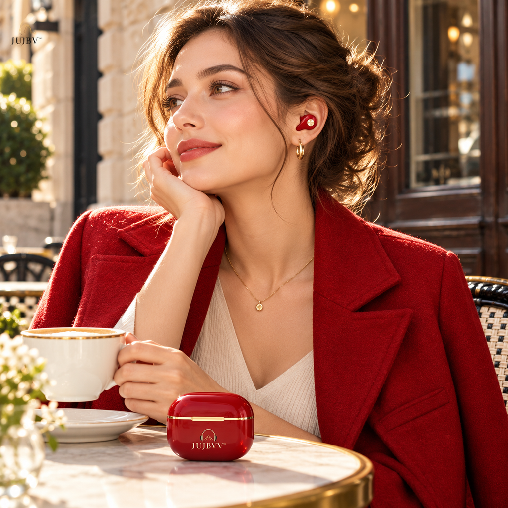 JUJBVV™ Cherry Dot Earbuds