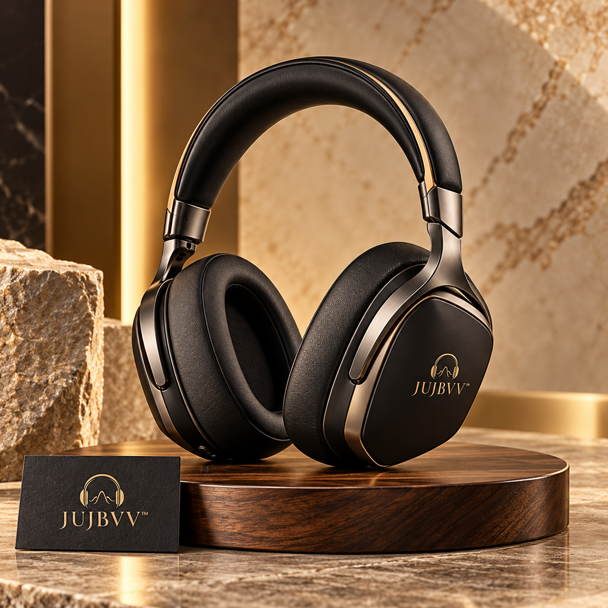 JUJBVV™ Obsidian Arc Headphones
