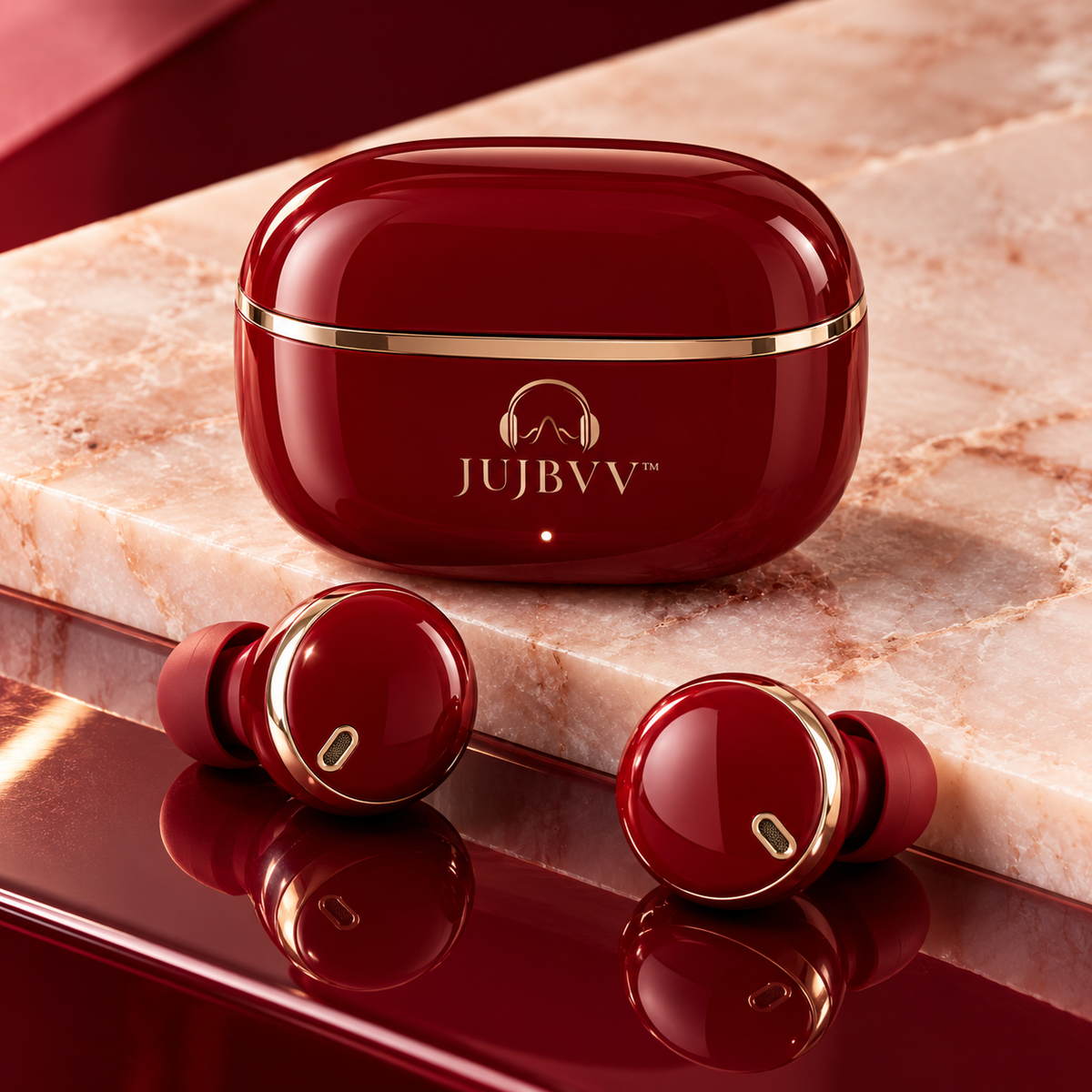 JUJBVV™ Cherry Dot Earbuds